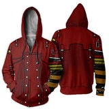 Vash the Stampede Cosplay Hoodie 3D Printed Hooded Sweatshirt Men Women Casual Streetwear Zip Up Jacket Coat