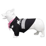 Barbie Ken Black Pet Dogs Clothes Cosplay Costume Halloween Carnival Suit