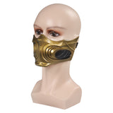 Mortal Kombat Scorpion Latex Masks Cosplay Helmet Masquerade Halloween Costume Props