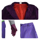 The Dark Knight Joker  Cosplay Costume Outfits Halloween Carnival Party Disguise Suits