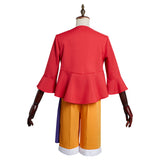 One Piece Monkey D. Luffy Outfits Cosplay Costume Halloween Carnival Suit