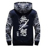 Genshin Raiden Shogun Baal Musou Shinsetsu Cosplay Hoodie Casual Winter Hooded Sweatshirt Zip Up Jacket Coat