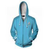 Star Trek: Strange New Worlds Cosplay Hoodie 3D Printed Hooded Sweatshirt Men Women Casual Streetwear Zip Up Jacket Coat