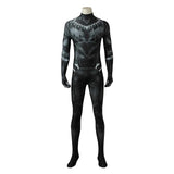 T‘Challa Cosplay Costume Jumpsuit Outfits Halloween Carnival Suit