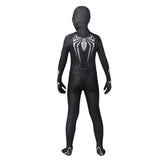 Kids Children Venom X Spider-Man Miles Morales Cosplay Costume Jumpsuit Outfits Halloween Carnival Suit