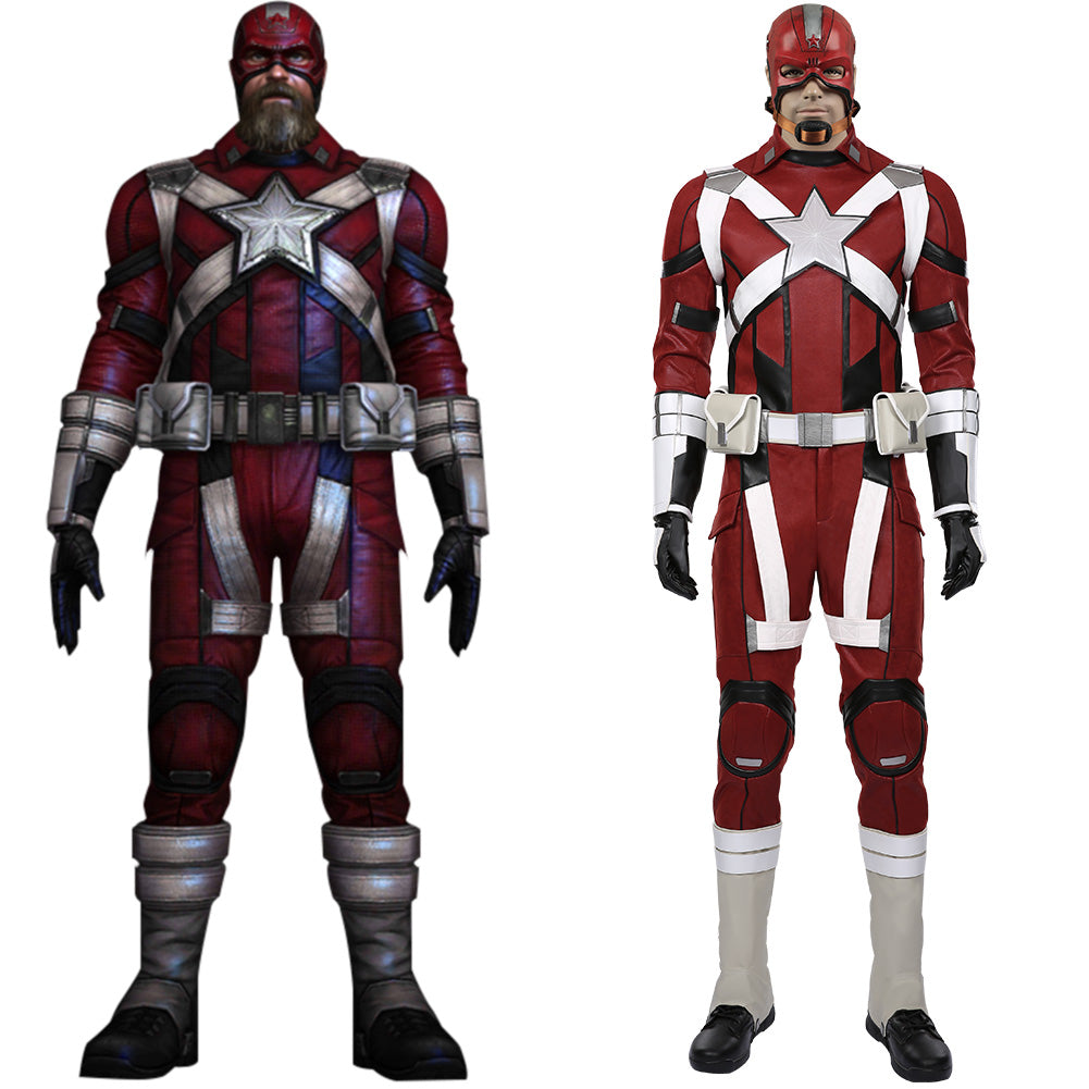 Black Widow 2021 film-Alexei Shostakov-Red Guardian Cosplay Costume Ha ...
