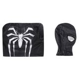 Kids Children Venom X Spider-Man Miles Morales Cosplay Costume Jumpsuit Outfits Halloween Carnival Suit