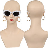 Barbie Eyeglasses Female Earings Cosplay Halloween Carnival Costume Accessories Gifts