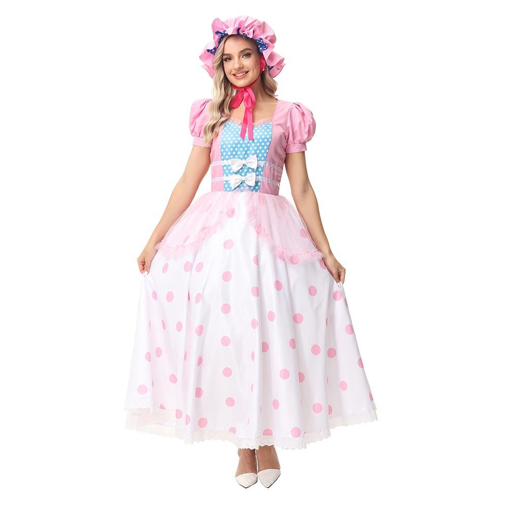 Toy Story Shepherdess Bo Peep Cosplay Costume Outfits Halloween Carnival Suit