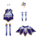 LoL Luxanna Cosplay Costume Outfits Halloween Carnival Suit