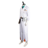 Back to the Future Doc Brown Cosplay Costume Men Jumpsuit Outfits Halloween Carnival Suit