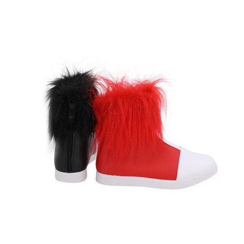 2019 Anime Harley Quinn Boots Costume Props Halloween Carnival Party Shoes Cosplay Shoes