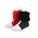 2019 Anime Harley Quinn Boots Costume Props Halloween Carnival Party Shoes Cosplay Shoes