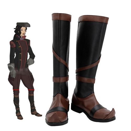 Avatar The Legend of Korra Asami Sato Costume Props Cosplay Shoes