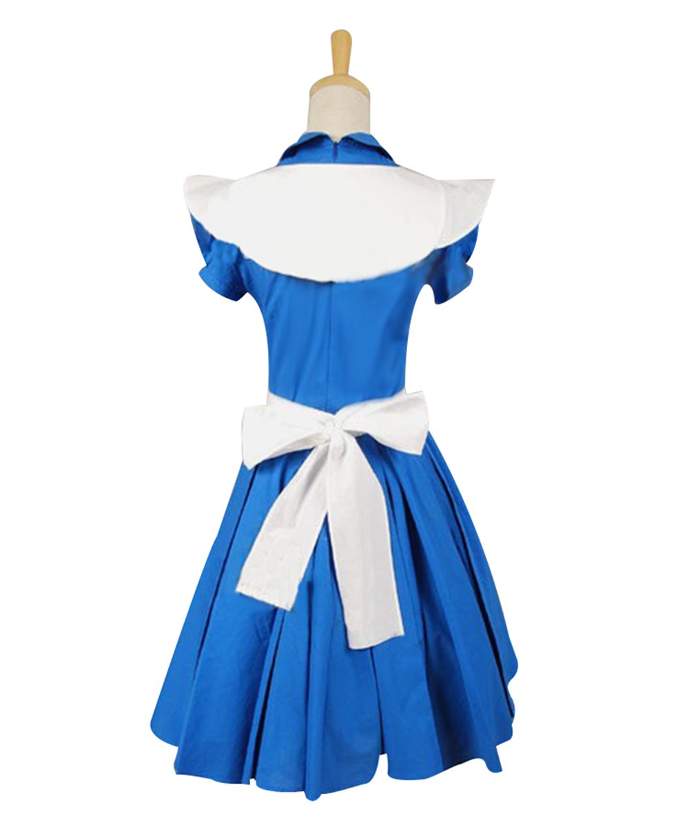 Alice In Wonderland Movie Blue Alice Dress Costume
