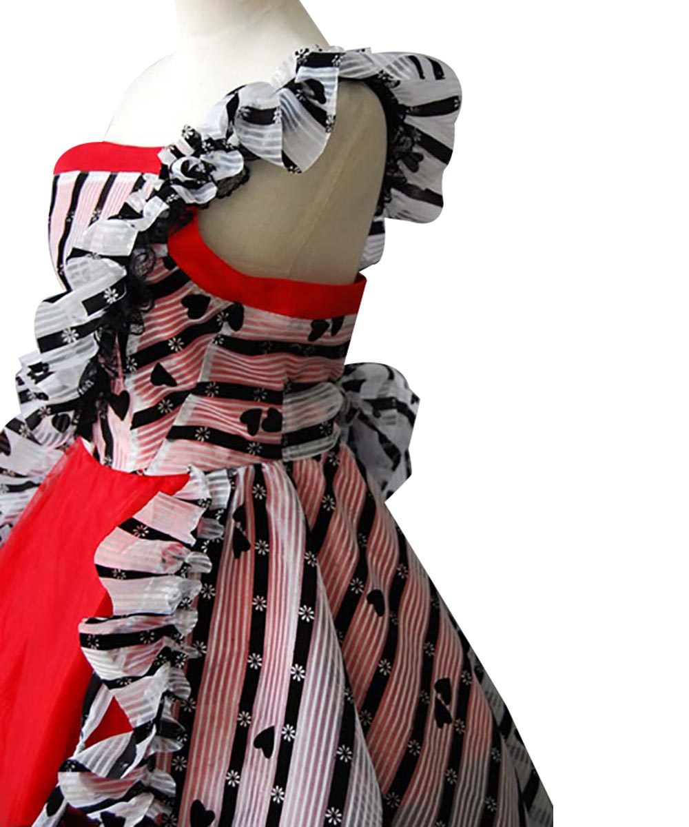 alice in wonderland red court dress Alice's Red Court Dress