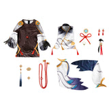 Genshin Impact Shen He Jumpsuit Outfits Cosplay Costume Halloween Carnival Suit