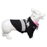 Barbie Ken Black Pet Dogs Clothes Cosplay Costume Halloween Carnival Suit