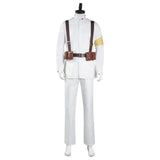 Marley Eldian  Halloween Carnival Suit Cosplay Costume  Army White Uniform Outfits