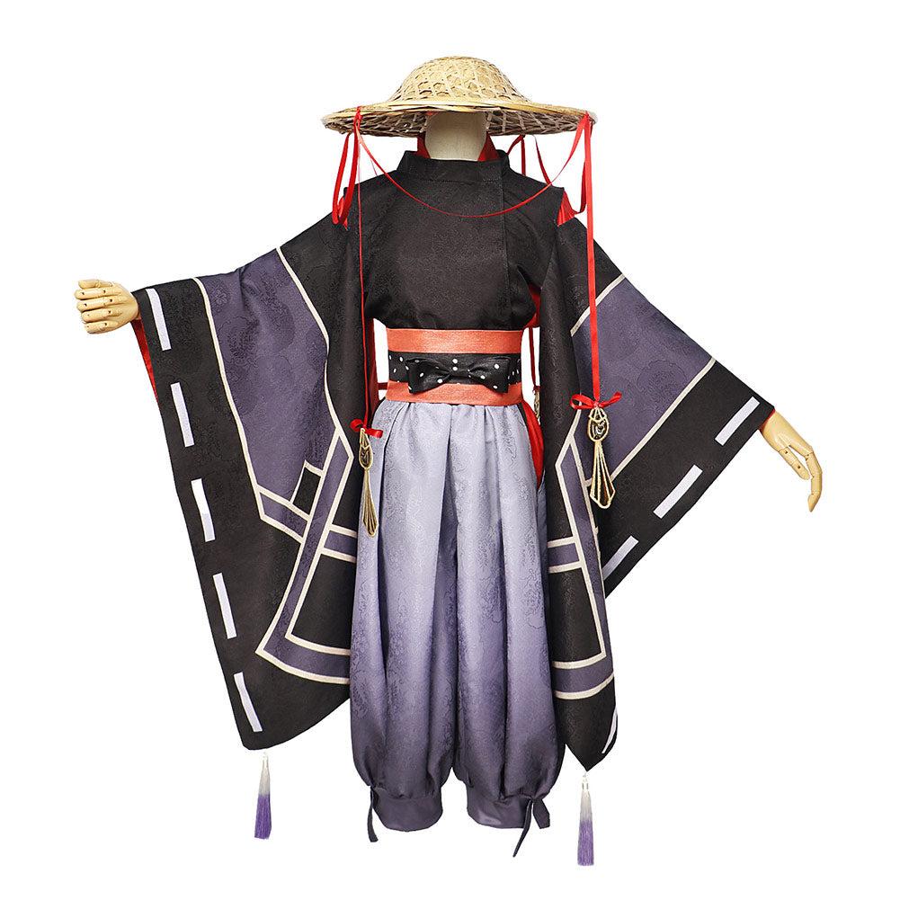 Genshin Impact Wanderer Scaramouche Cosplay Costume Outfits Halloween Carnival Suit