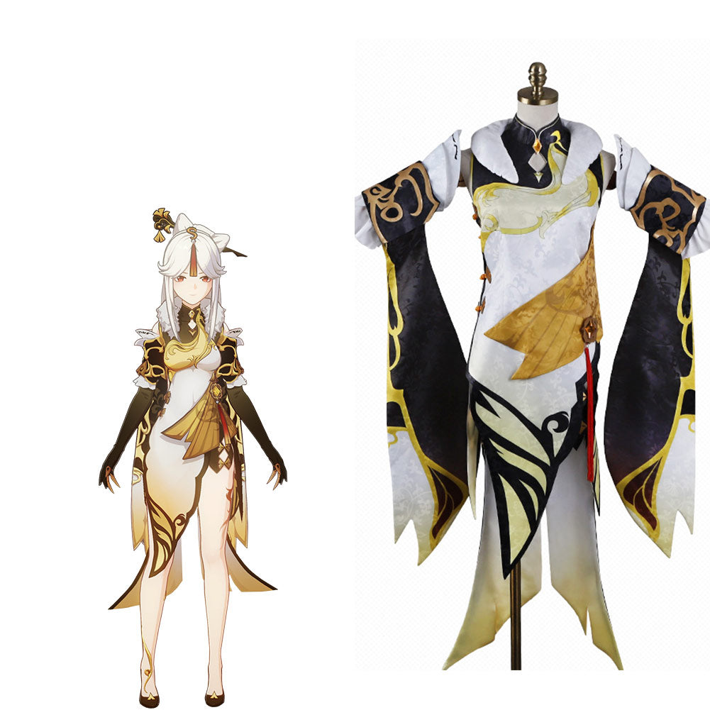 Genshin Impact Ningguang Cosplay Costume Outfits Halloween Carnival Suit