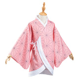 Demon Slayer: Kimetsu no Yaiba Kids Children Kimono Coat Kamado Nezuko Cosplay Costume