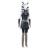 Clone Wars Season 7 Ahsoka Tano Women Girls Outfit Cosplay Costume Halloween Carnival Costume