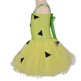 Kids Girls The Flintstones Cosplay Costume Tutu Dress Outfits Halloween Carnival Suit