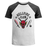 Stranger Things Season 4 eddie munson Cosplay Costume Hellfire Club T-shirt 3D Print Short Sleeve Shirt