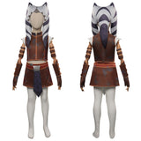 Kids Children Tales of the Jedi -Ahsoka Tano  Cosplay Costume Outfits Halloween Carnival Suit