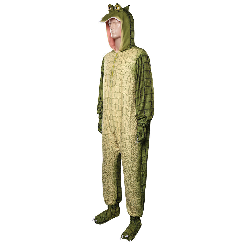 Crocodile Cosplay Costume Jumpsuit Sleepwear Pajamas Outfits Halloween Carnival Suit Lyle