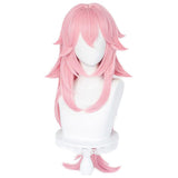 Genshin Impact  Yae Miko Cosplay Wig Heat Resistant Synthetic Hair Carnival Halloween Party Props