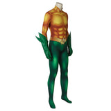 Arthur Curry Cosplay Costume Jumpsuit Gloves Outfits Halloween Carnival Suit