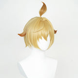 Genshin Impact Mika Cosplay Wig Heat Resistant Synthetic Hair Carnival Halloween Party Props