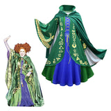 Hocus Pocus Winifred Sanderson Cosplay Costume Dress Halloween Carnival Suit