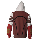 Ahsoka Tano Movie Character Cosplay Hoodie Red 3D Printed Hooded Pullover Sweatshirt