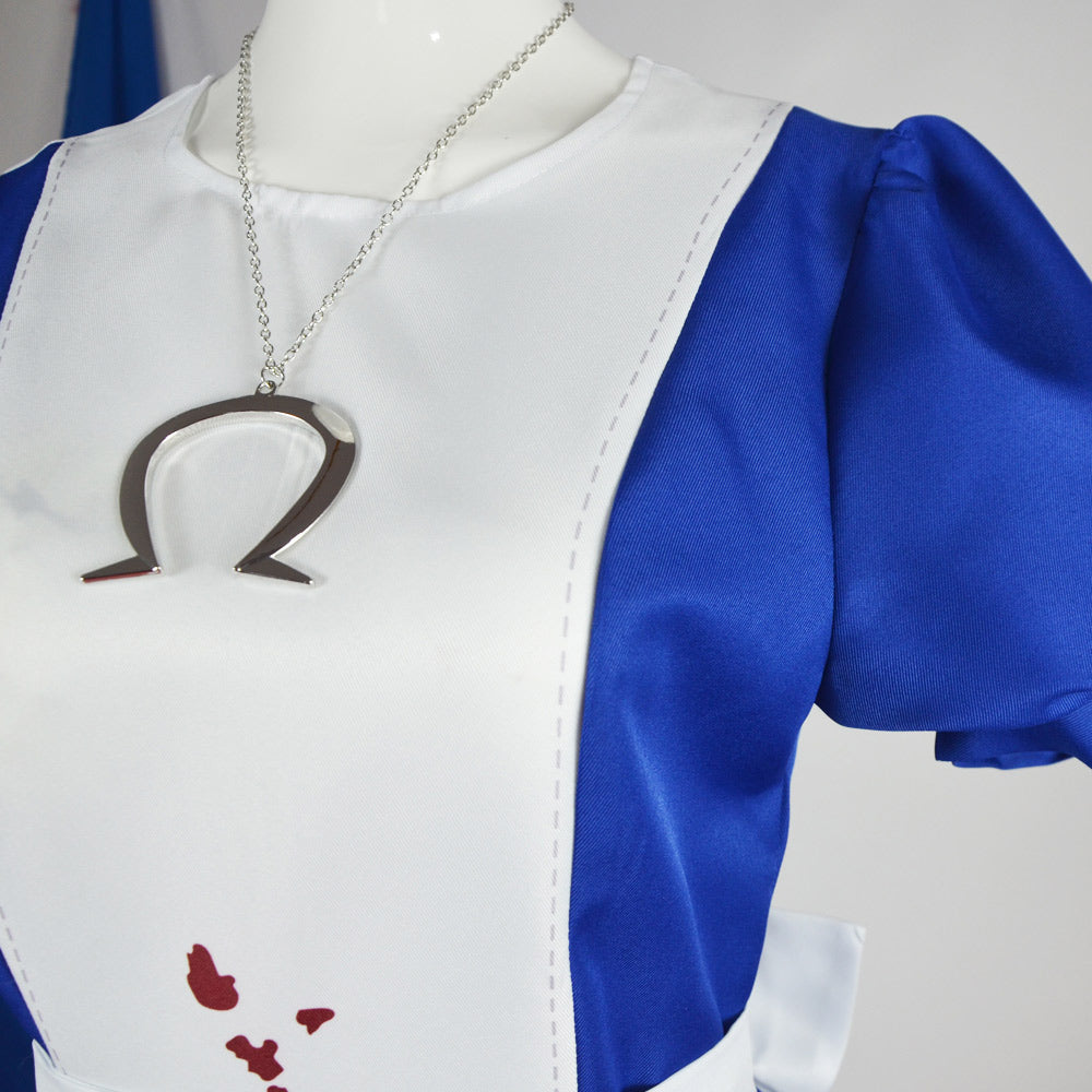 Alice: Madness Returns Alice Game Character Bloodstained Maid Costume Cosplay Costume Outfits Halloween Carnival Suit