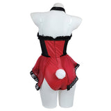 Anime DATE A LIVE Tokisaki Kurumi Cosplay Costume Red Outfits Halloween Carnival Suit