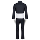 Anime Jujutsu Kaisen Haibara Yuu Adult Male Black Cosplay Costume Suit