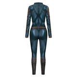 Aquaman Arthur Curry Navy Blue Jumpsuit Bodysuit Cosplay Costume