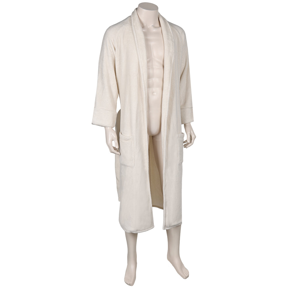 Aquaman Arthur Curry White Bathrobe Cosplay Costume Outfits Halloween Carnival Suit