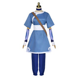 Avatar: The Last Airbender Katara TV Character Adult Blue Suit Cosplay Costume Outfits Halloween Carnival Suit