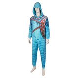 Avatar: The Way Of Water Jake Sully Cosplay Costume Blue Pajamas Halloween Carnival Suit
