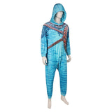 Avatar: The Way Of Water Jake Sully Cosplay Costume Blue Pajamas Halloween Carnival Suit