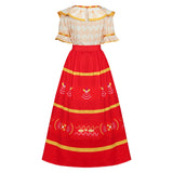 Encanto Dolores Madrigal Dress Outfits Cosplay Costume Halloween Carnival Suit