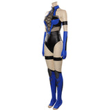 Mortal Kombat 4 Kitana Jumpsuit Outfits Cosplay Costume Halloween Carnival Suit