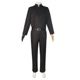 Star Wars Luke Cosplay Costume Black Knight Uniform Halloween Carnival Suit