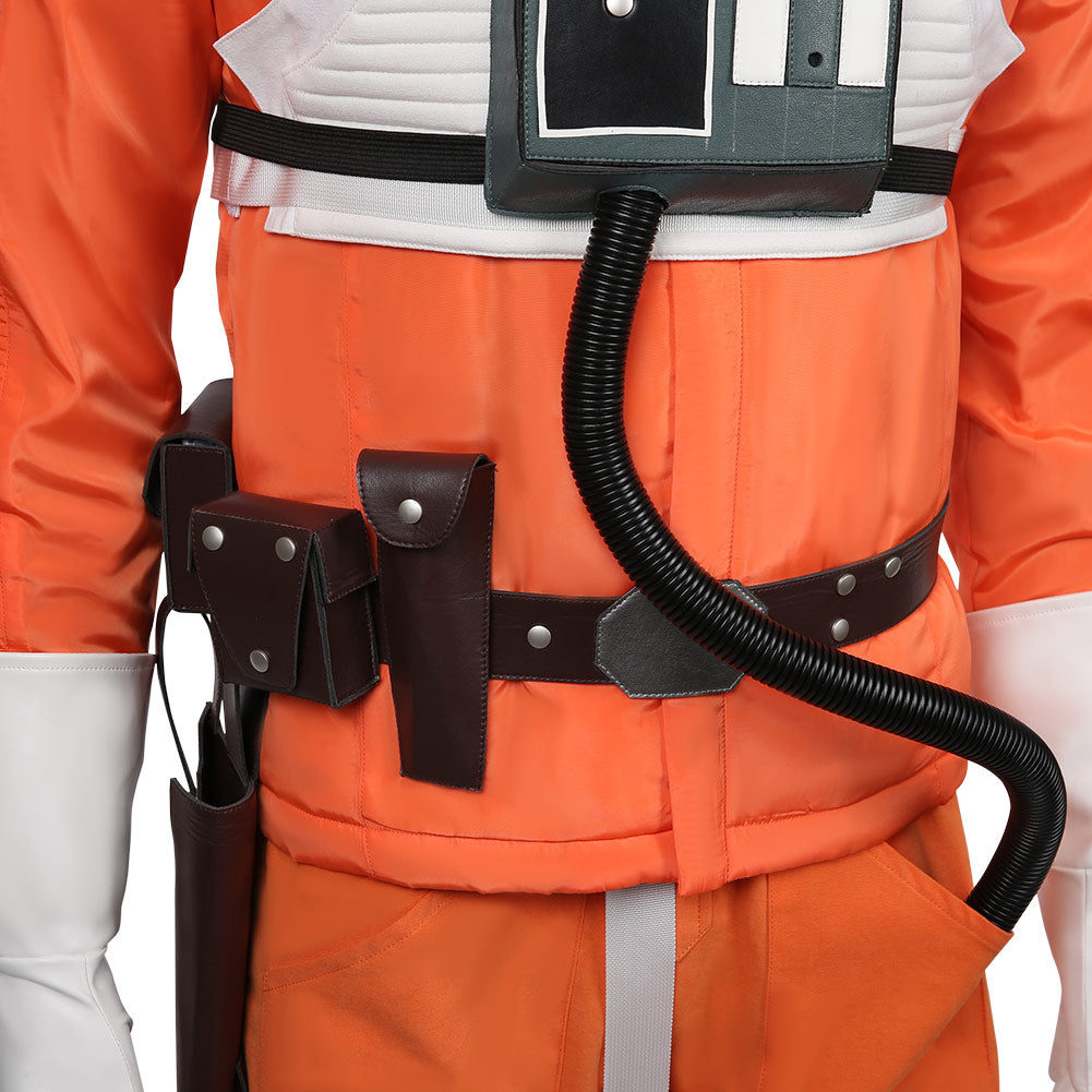 Star Wars Halloween Carnival Suit Luke Skywalker Pilot Cosplay Costume Jumpsuit Uniform Outfit