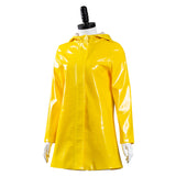 Coraline & the Secret Door Coraline Jones Cosplay Costume Outfits Yellow Coat  Halloween Carnival Suit