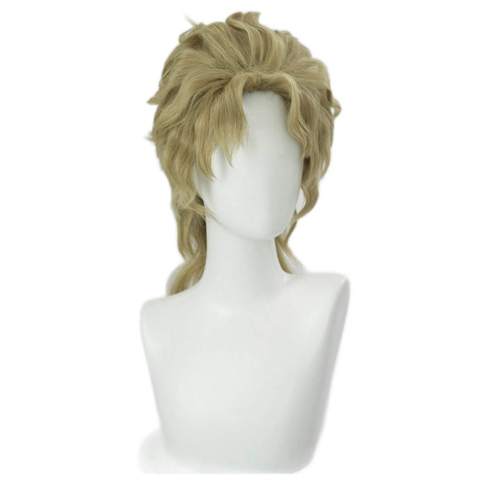 JoJo s Bizarre Adventure Dio Brando Cosplay Wig Heat Resistant Synthetic Hair Carnival Halloween Party Props